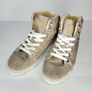 Guess Gold Glitter Sneaker